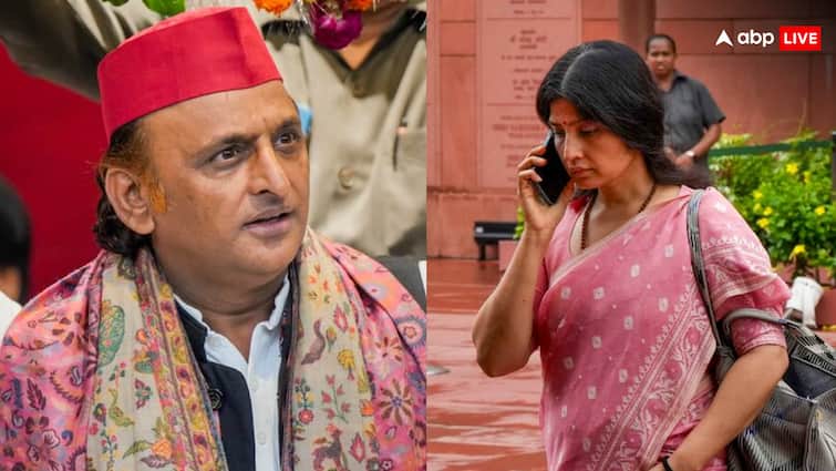 Even if Akhilesh Yadav wants, why can't wife sit with Dimple in the car? This person told the reason
